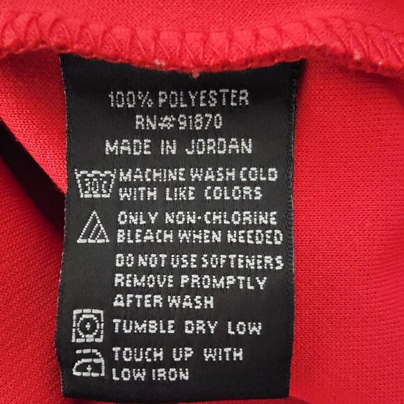 Pebble Beach Performance Mens Sweater Pullover XL 1/4 Zip Long Sleeve Red Golf - Picture 9 of 10